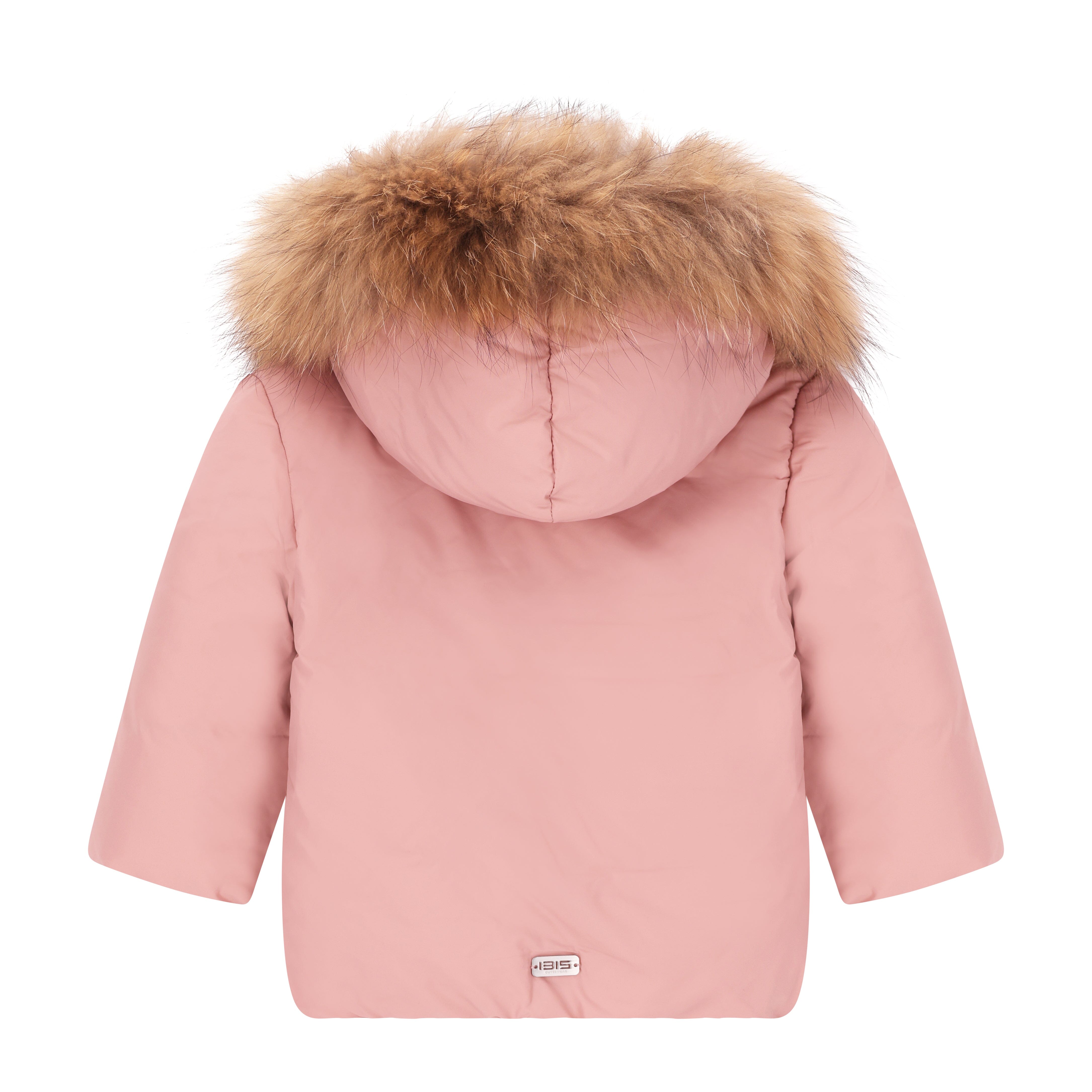 Allegory Diagonal Closure Baby Down Coat - Pale Mauve Coat IBIS Outerwear 