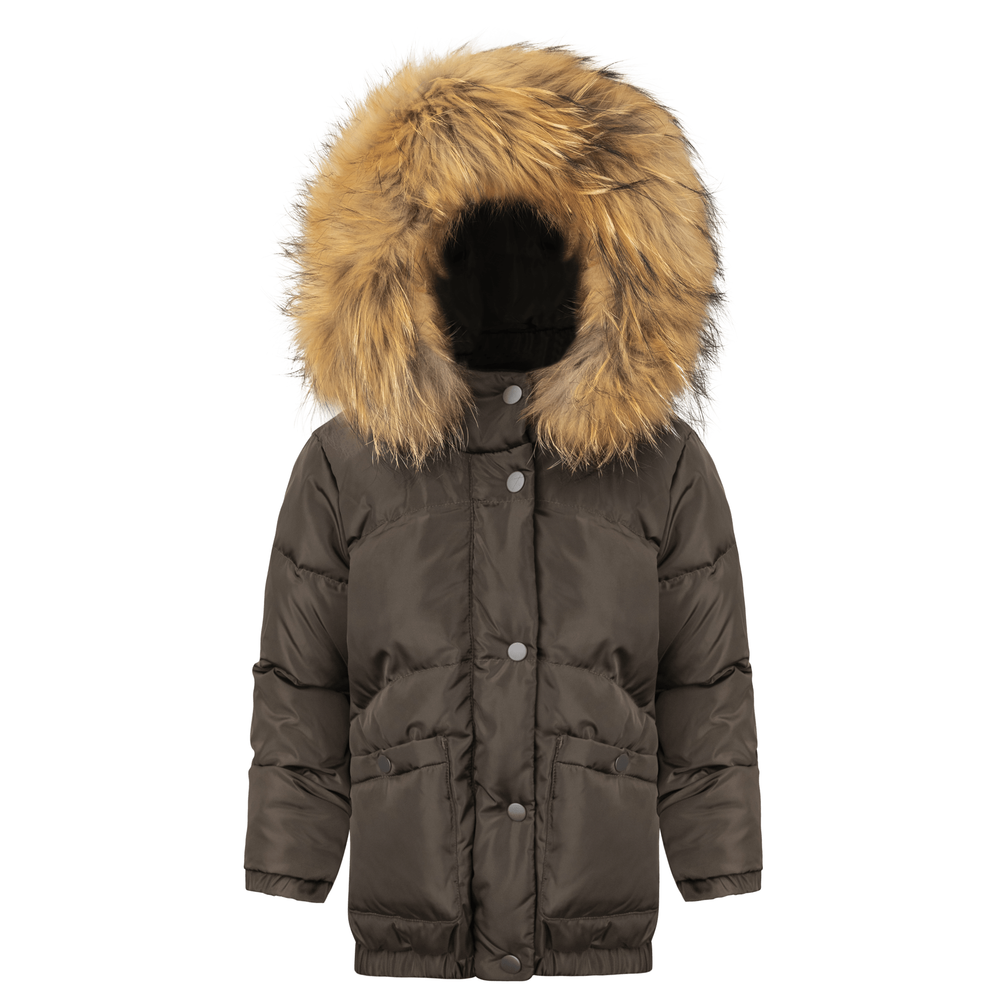 Avenue Girls Down Coat - Olive Green Coat IBIS Outerwear 