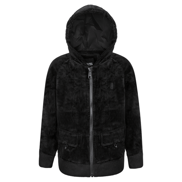 Unisex Corduroy Fall Jacket - Black - Final Sale