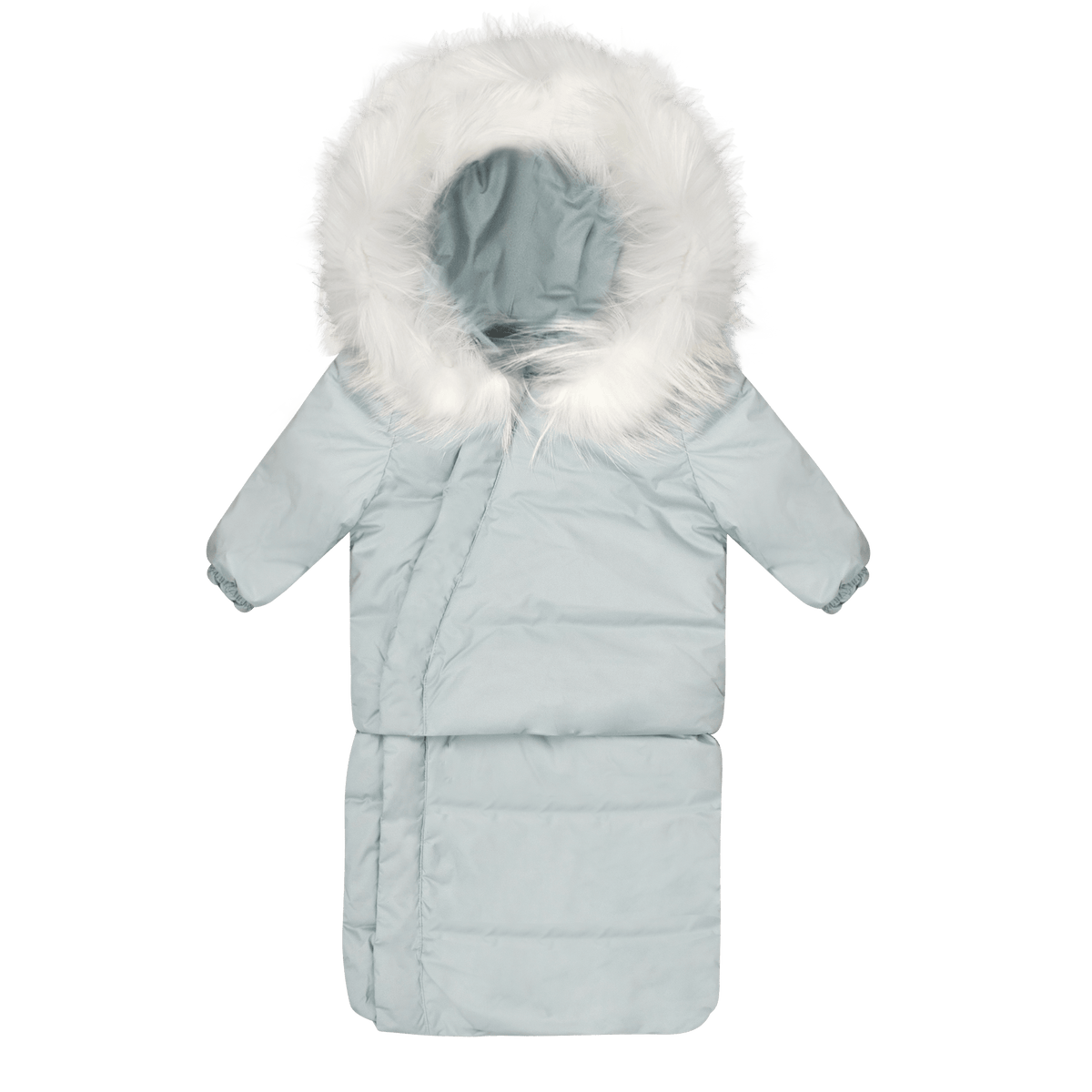 Cosmo Baby Down Coat w/ Foot Sack-Powder Blue - Final Sale
