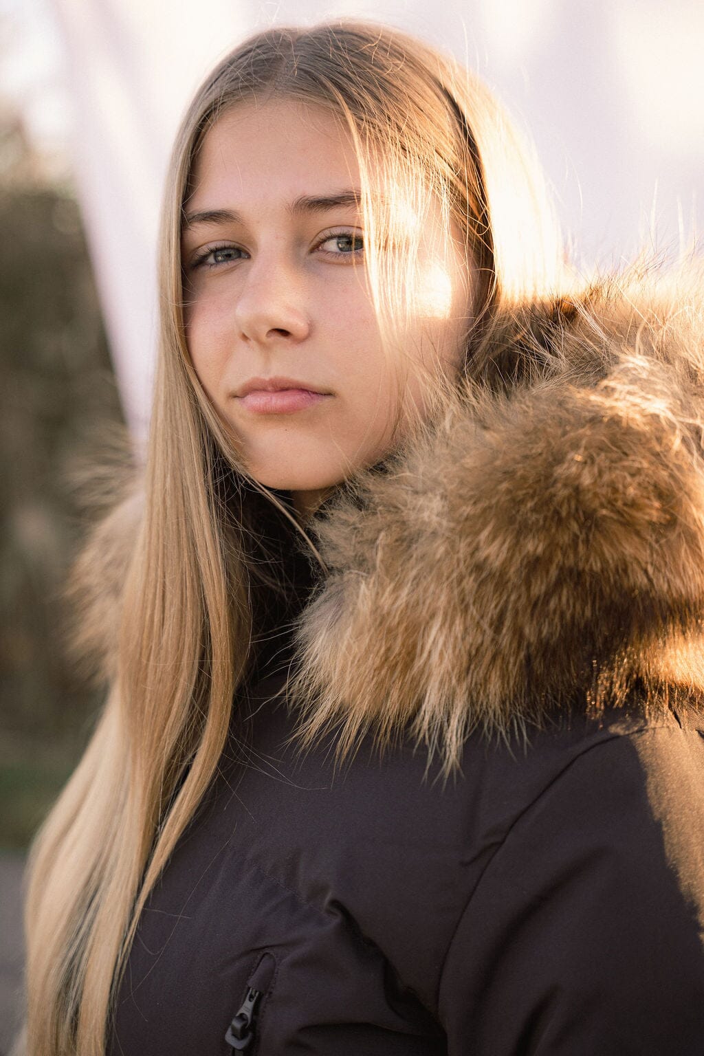 Elegy Tall Waistband Teens Down Coat - Black Matte Coat IBIS Outerwear 