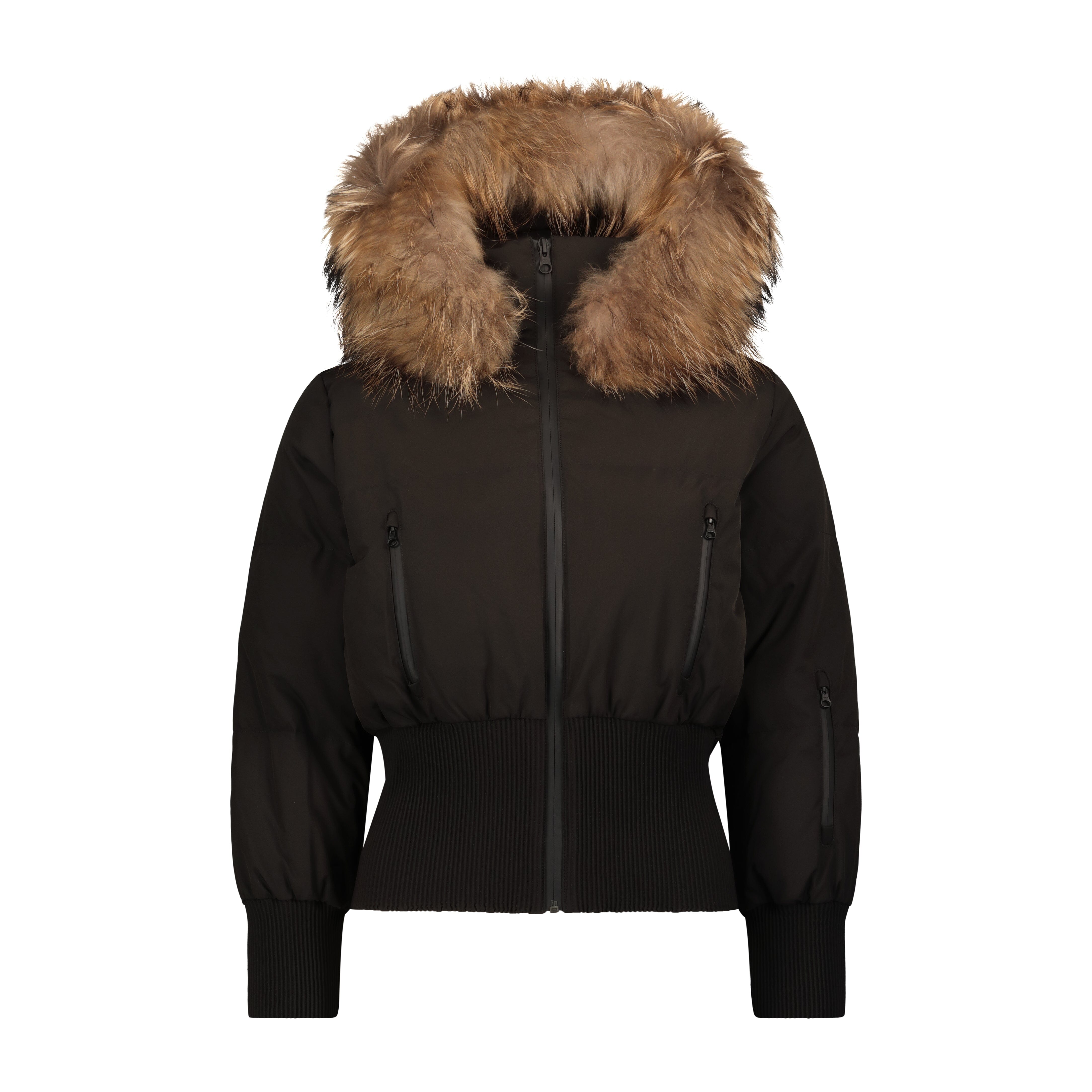 Elegy Tall Waistband Teens Down Coat - Black Matte Coat IBIS Outerwear 