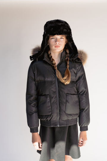 Boulevard Girls Down Coat- Black