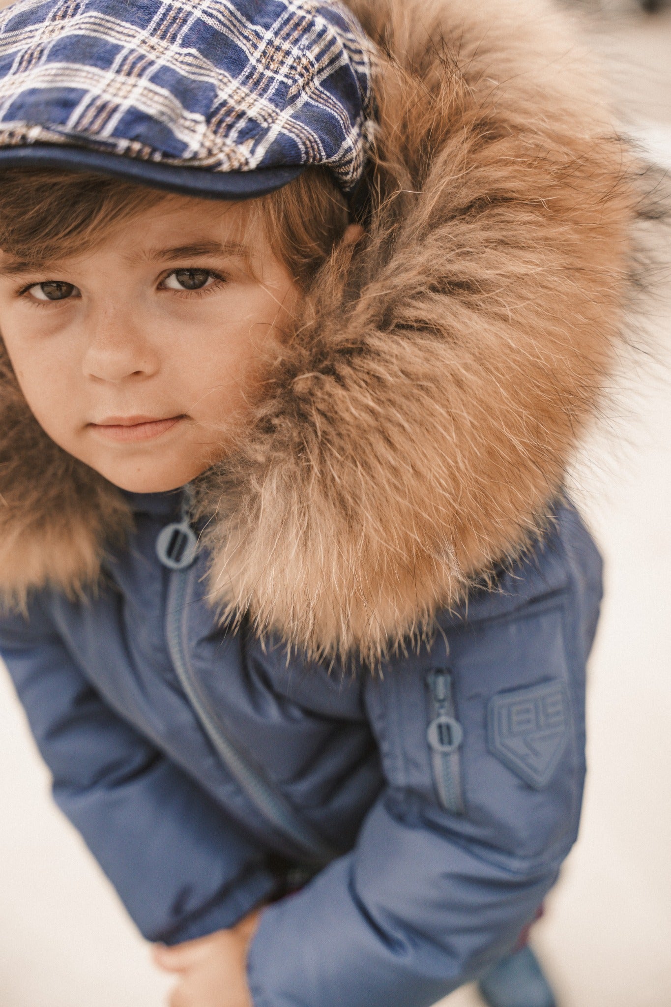 IBIS Overland Boys Coat - Off Blue