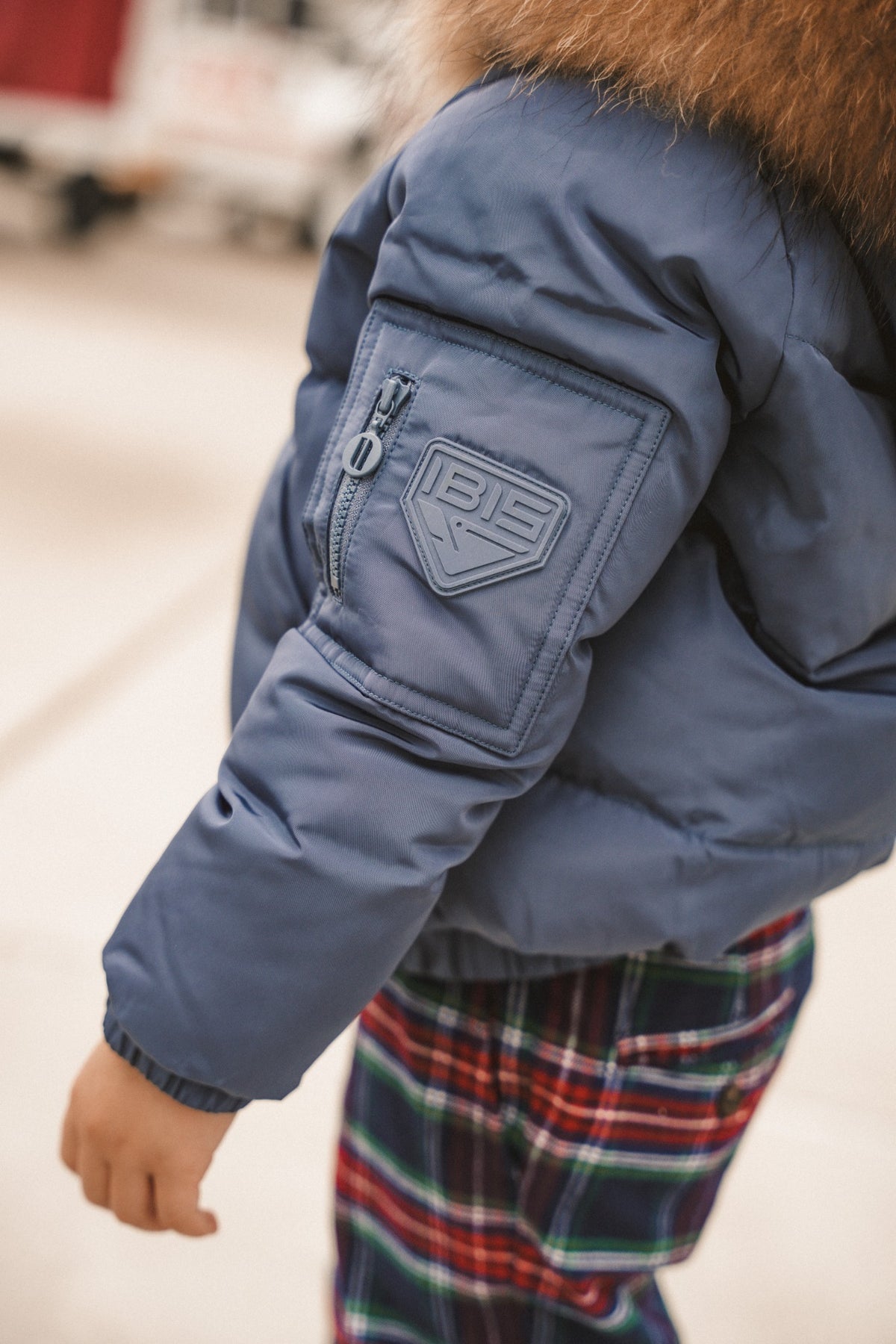 IBIS Overland Boys Coat - Off Blue