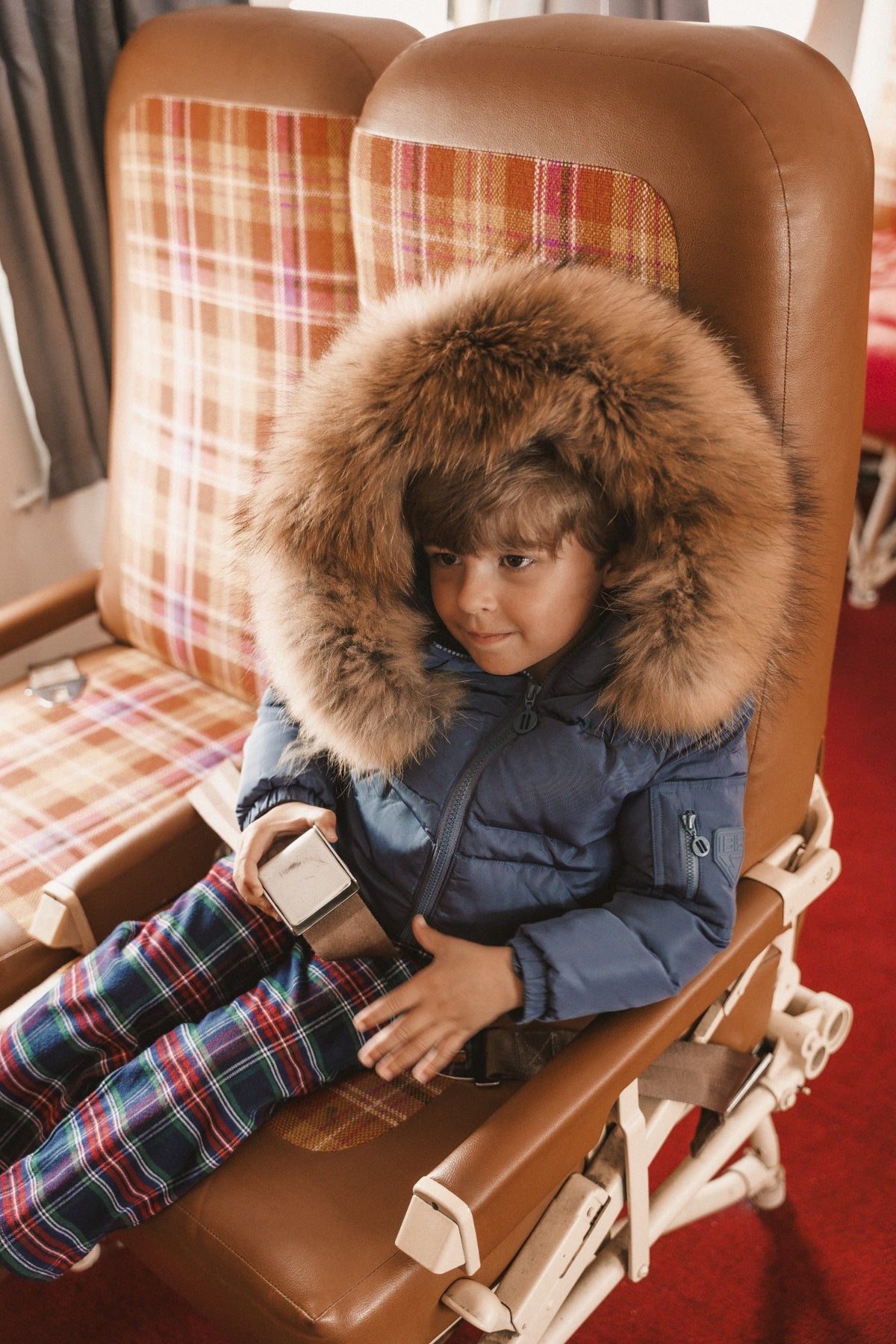 IBIS Overland Boys Coat - Off Blue