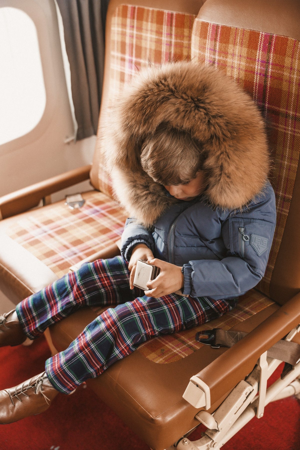 IBIS Overland Boys Coat - Off Blue