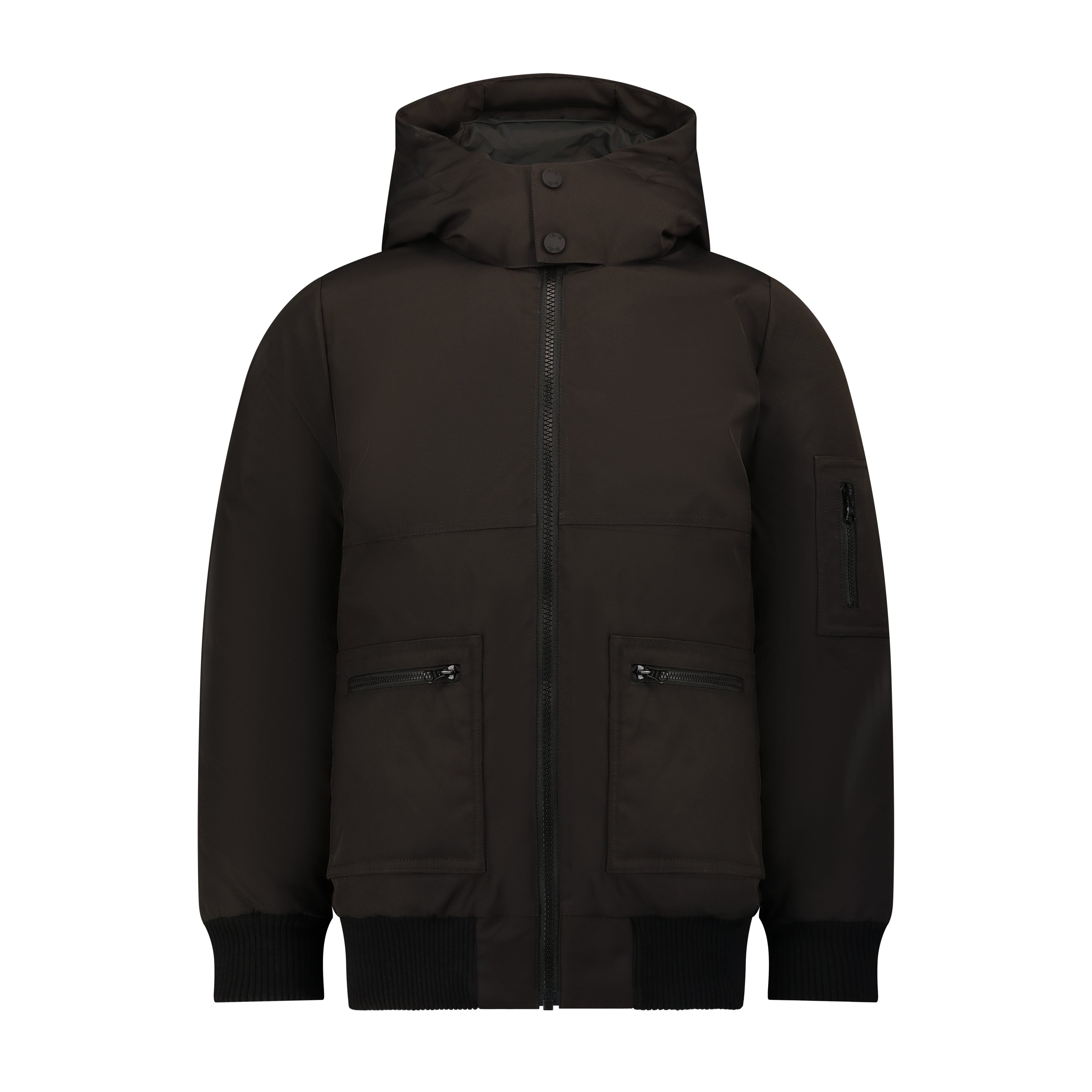 Prologue Square Pocket Boys Down Coat - Black Coat IBIS Outerwear 