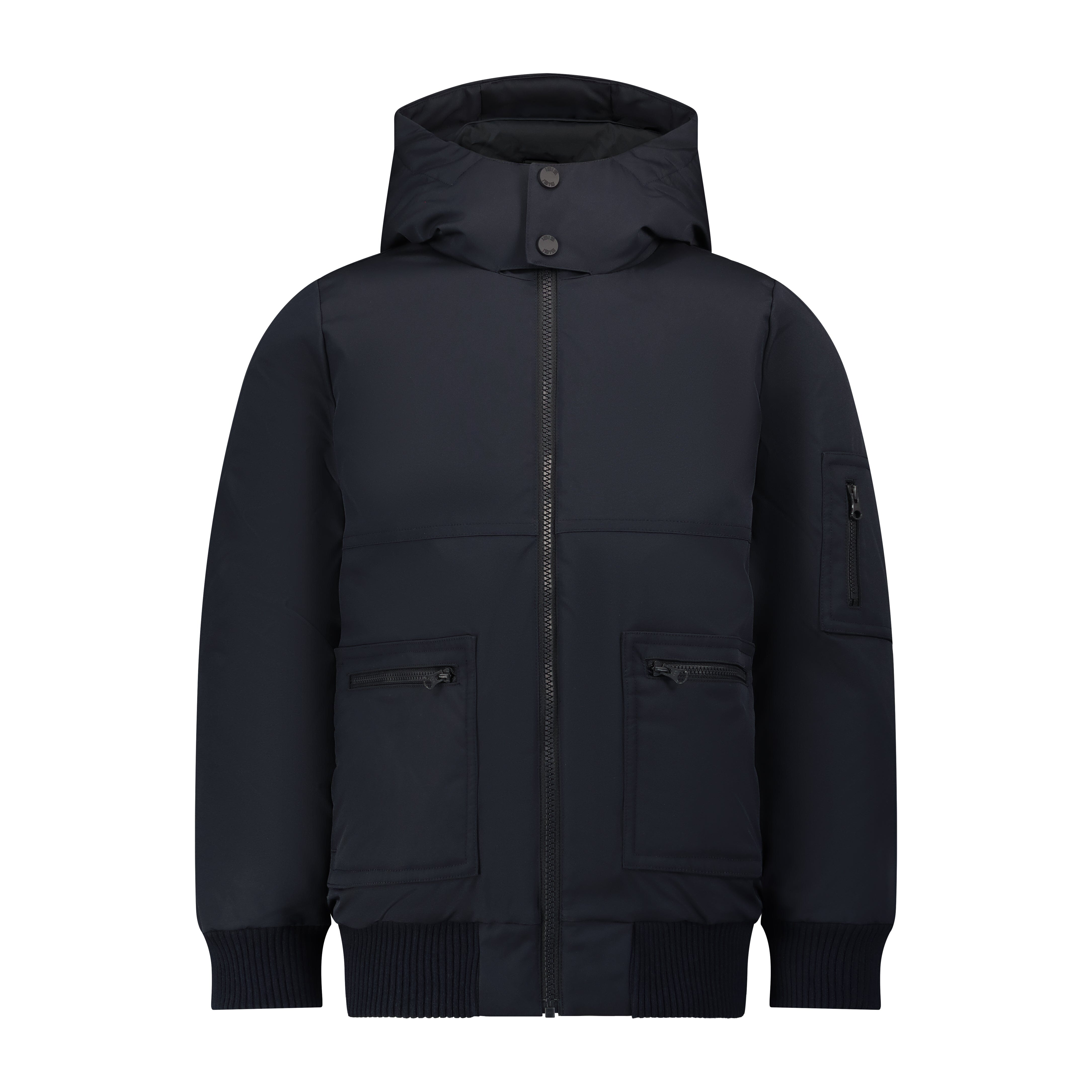 Prologue Square Pocket Boys Down Coat - Navy Coat IBIS Outerwear 