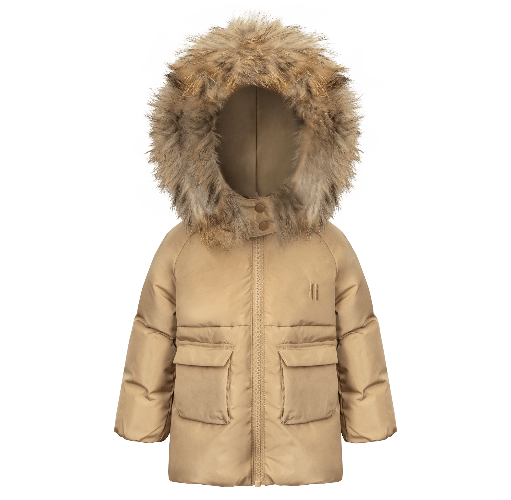 Skyline Toddler Down Coat - Oatmeal Beige Coat IBIS Outerwear 