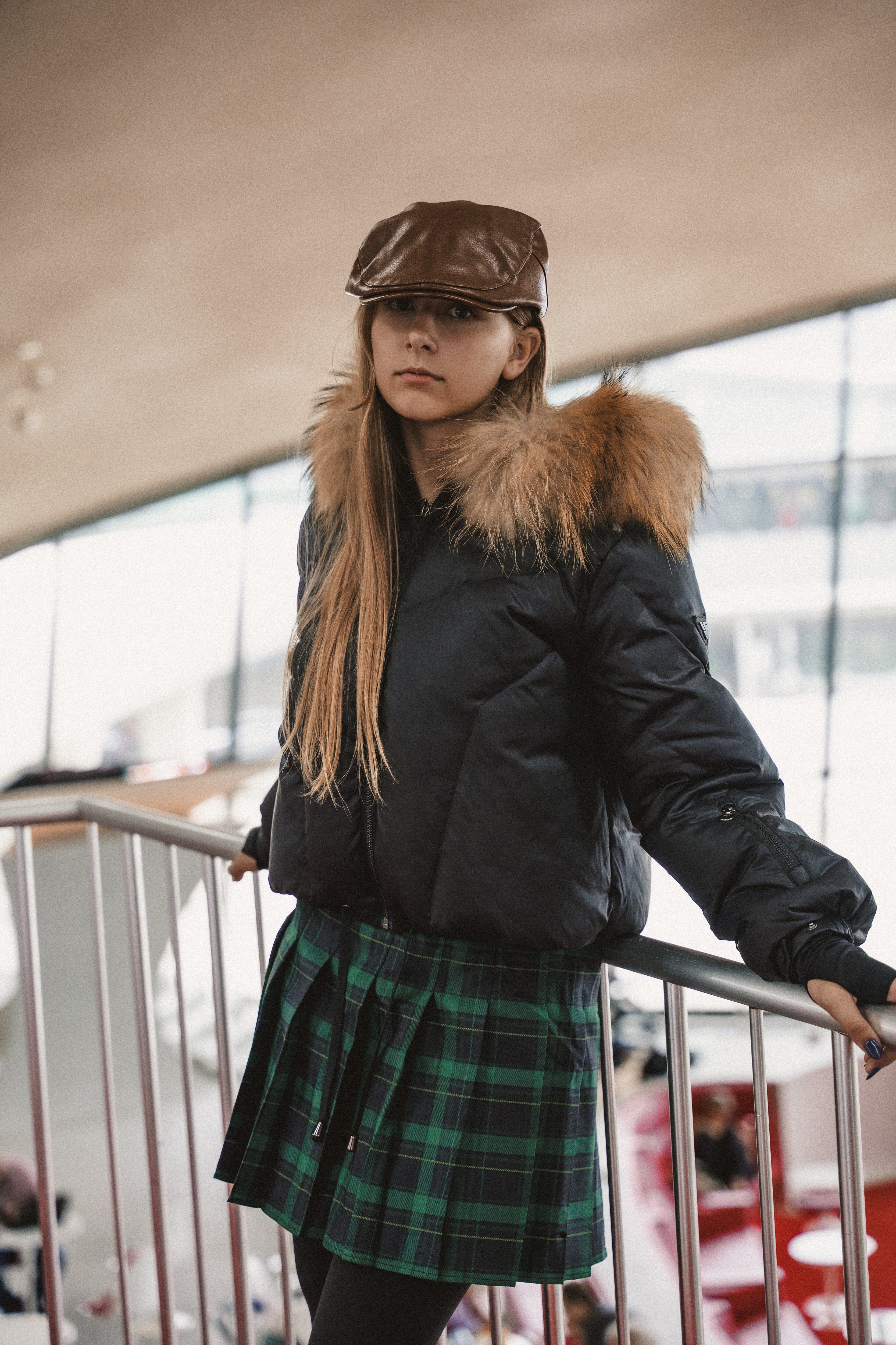 The Approach Teen Coat with Drawstring Waist - Black Coat IBIS Outerwear 