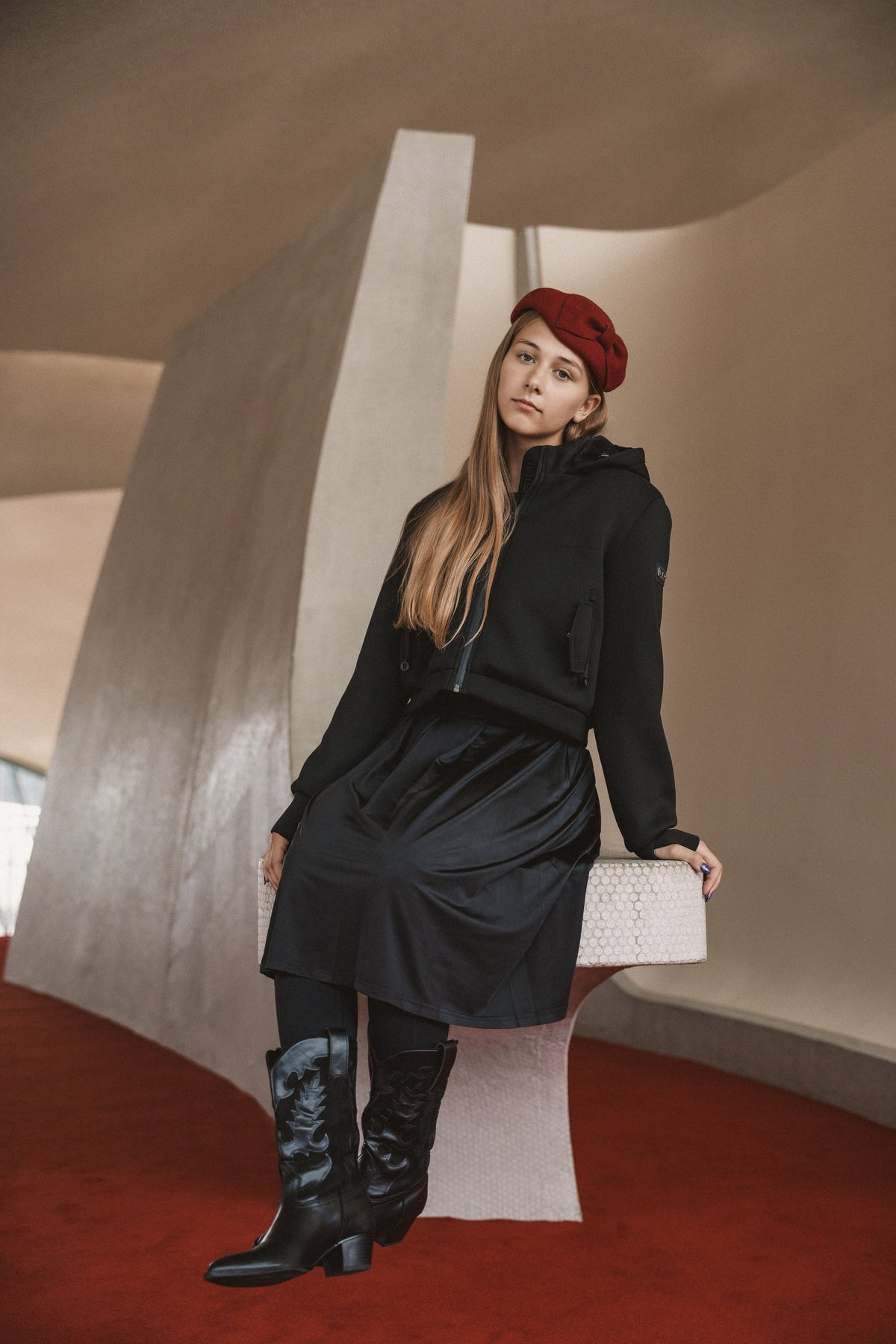 The Crosswind Teen Hoodie - Black Hoodie IBIS Outerwear 