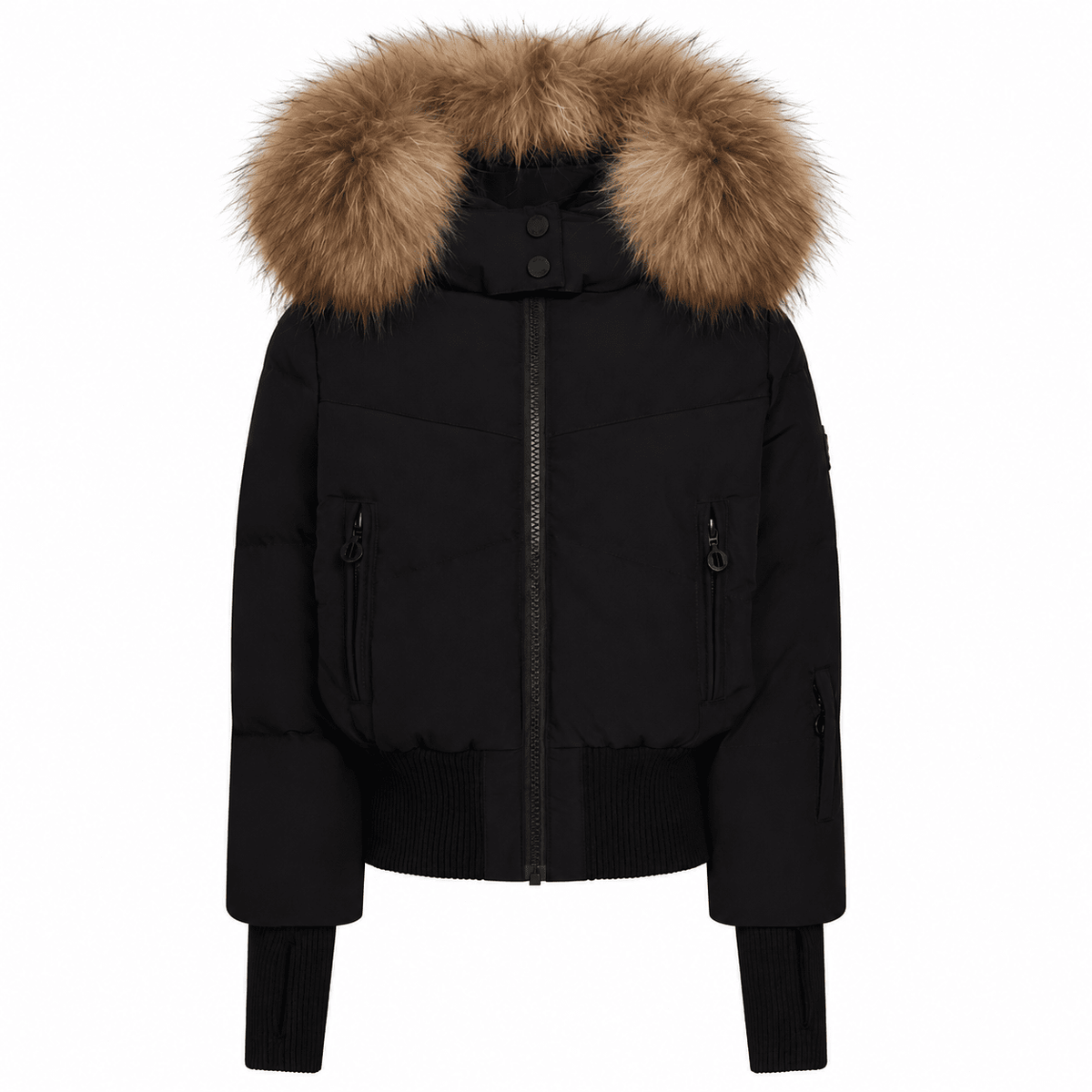 The Horizon Girl's Tall Waistband Coat - Black Coat IBIS Outerwear 