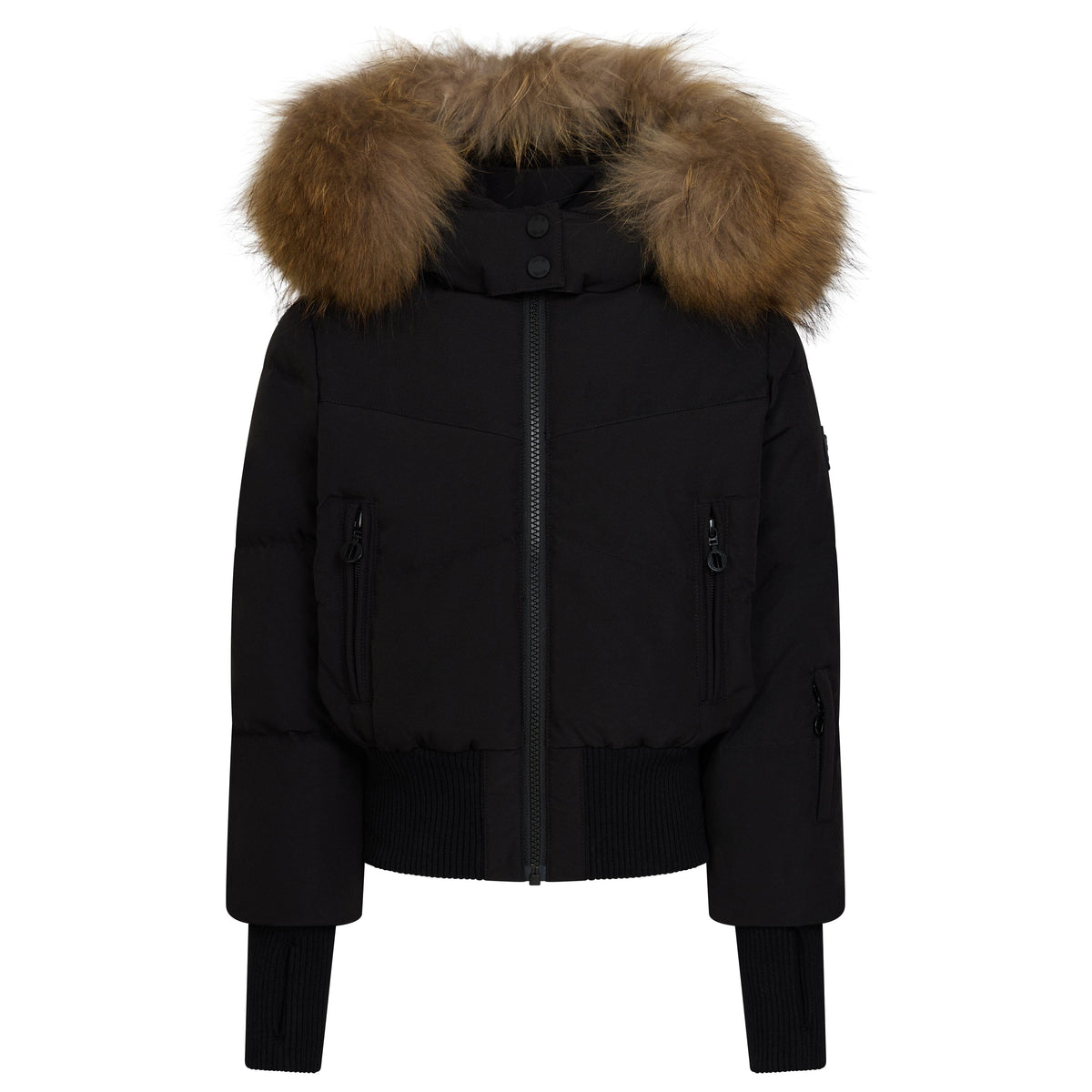 The Horizon Girl's Tall Waistband Coat - Black Coat IBIS Outerwear 