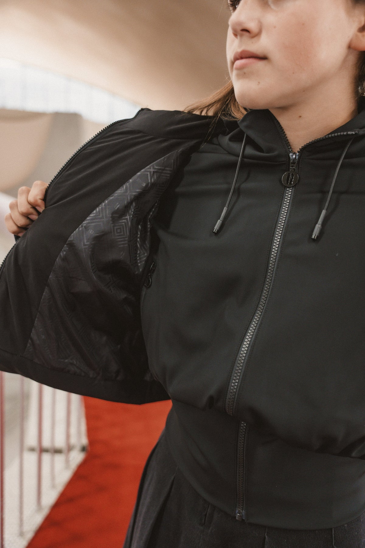 The Motion Teen Two Layer Coat - Black Coat IBIS Outerwear 