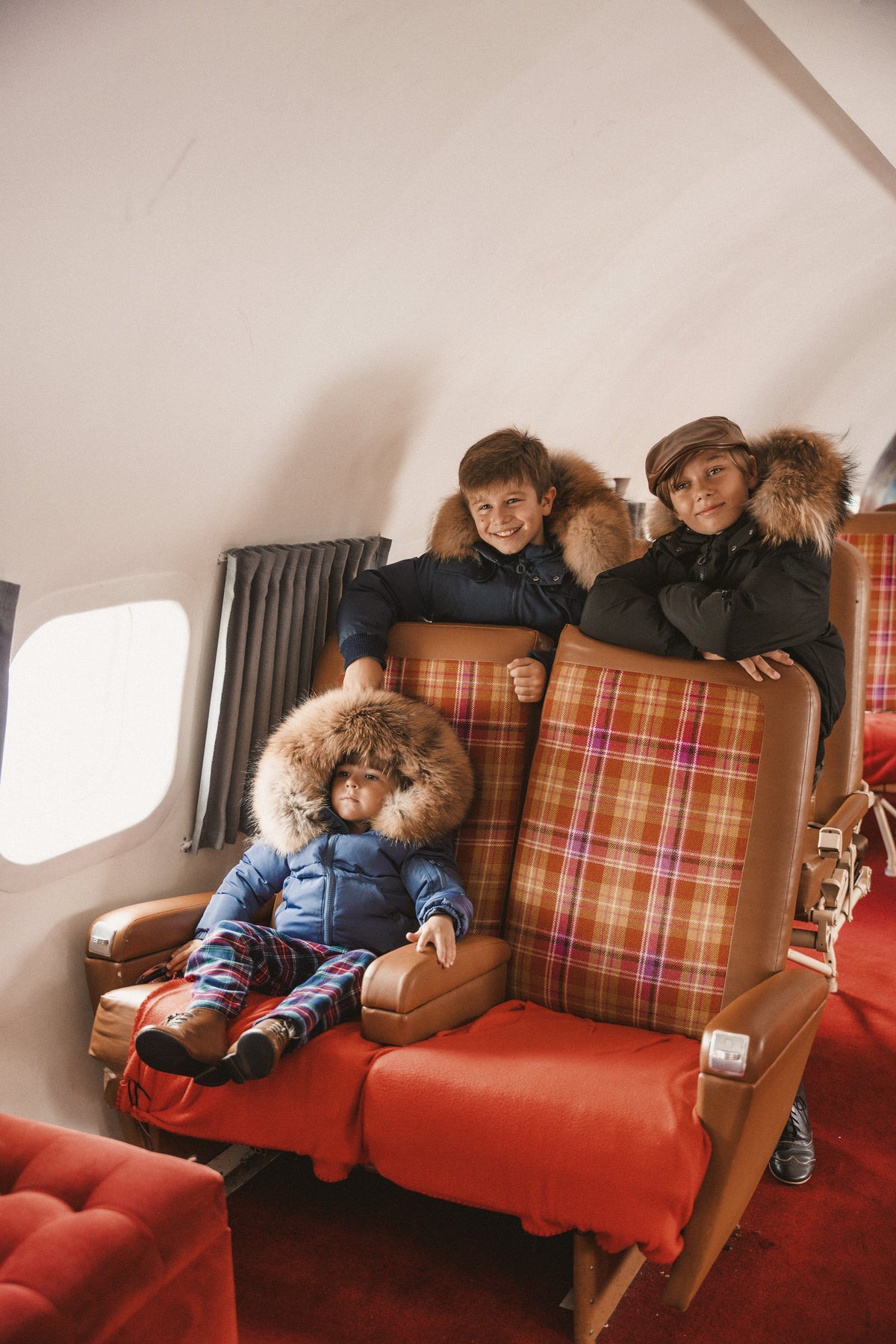 The Northbound Boys' Bomber with Shoulder Flaps - Navy Coat IBIS Outerwear 