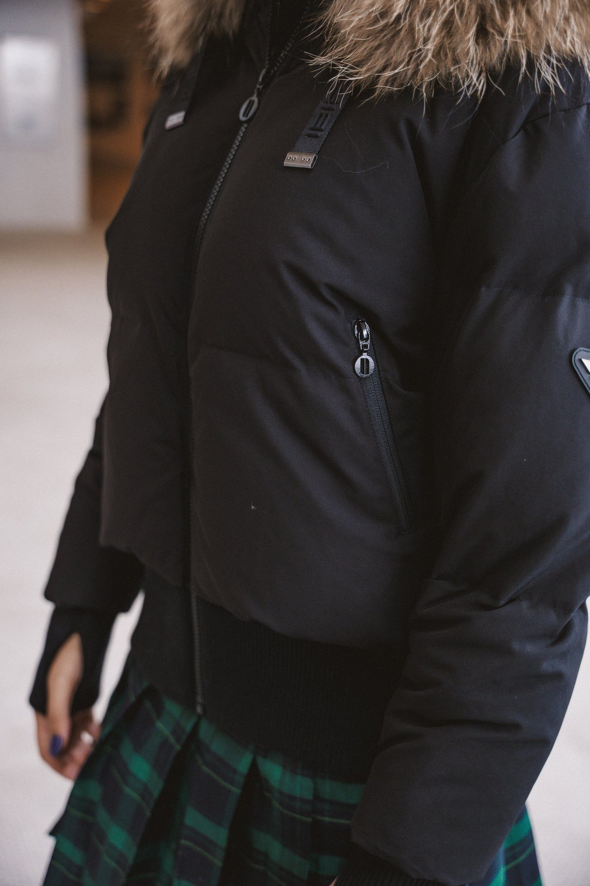 The Onward Teen Blouson Bomber - Black Matte Coat IBIS Outerwear 