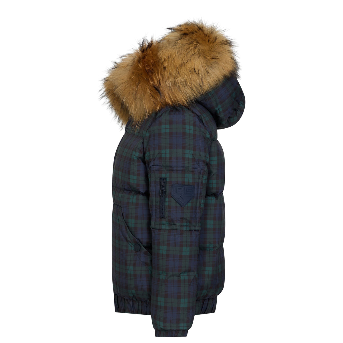 The Overland Boys' Coat with Kangaroo Pockets - Plaid Coat IBIS Outerwear 