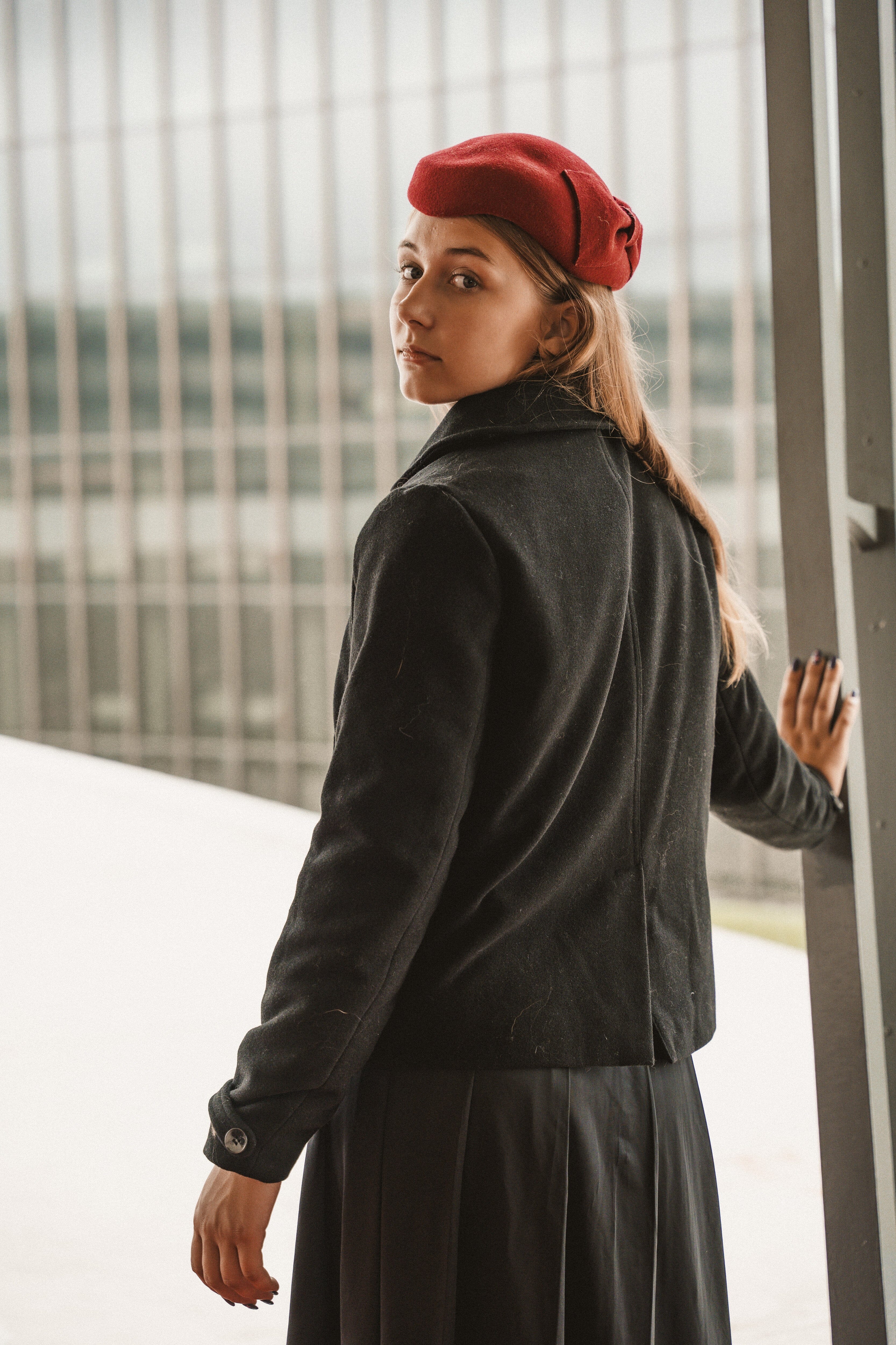 The Roamer Teen Off Center Dress Jacket - Black Jacket IBIS Outerwear 