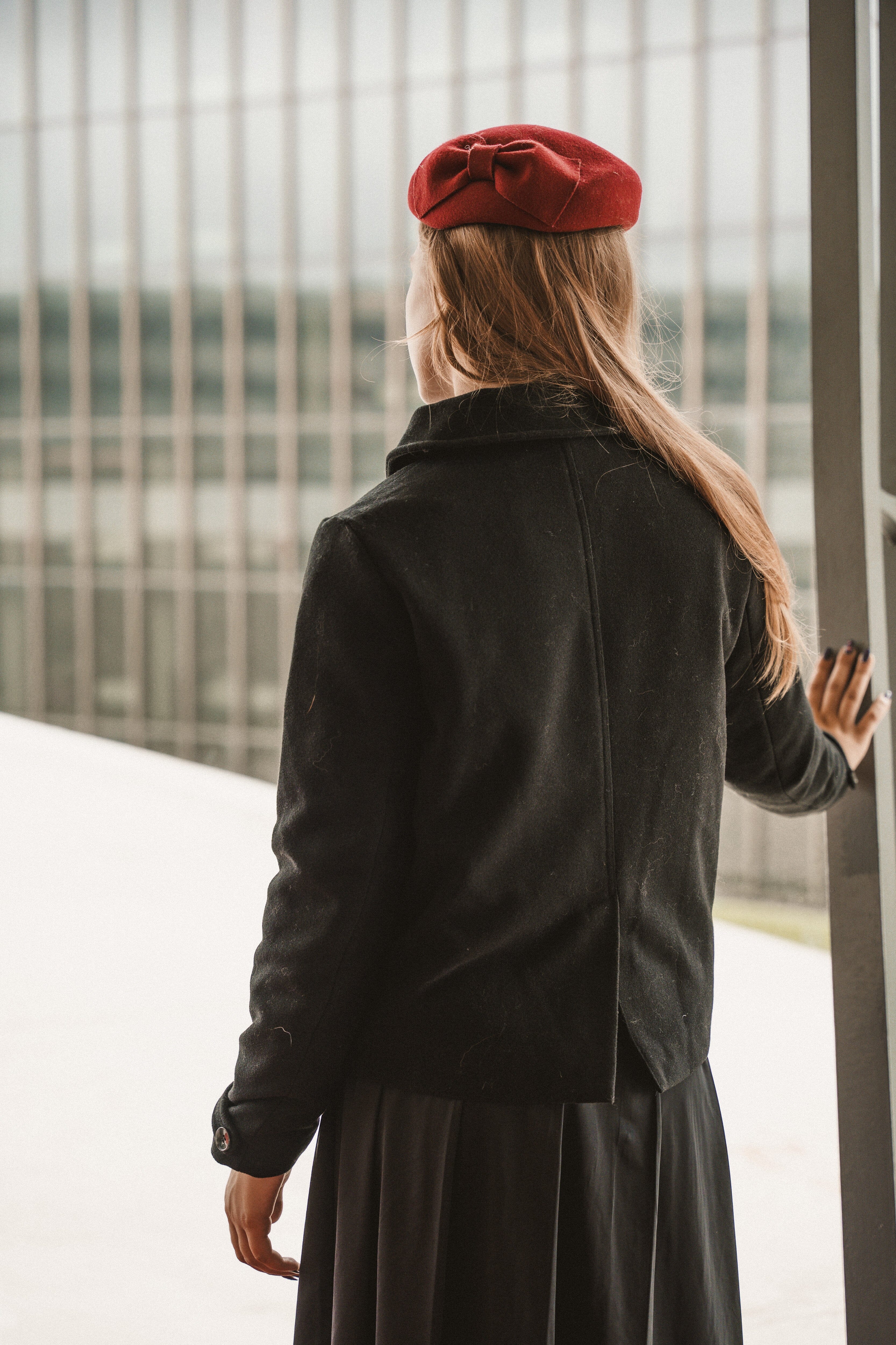 The Roamer Teen Off Center Dress Jacket - Black Jacket IBIS Outerwear 