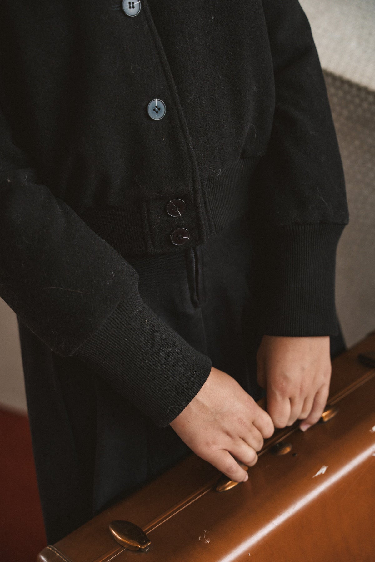 The Voyage Teen Dress Jacket with Flaps - Black Jacket IBIS Outerwear 