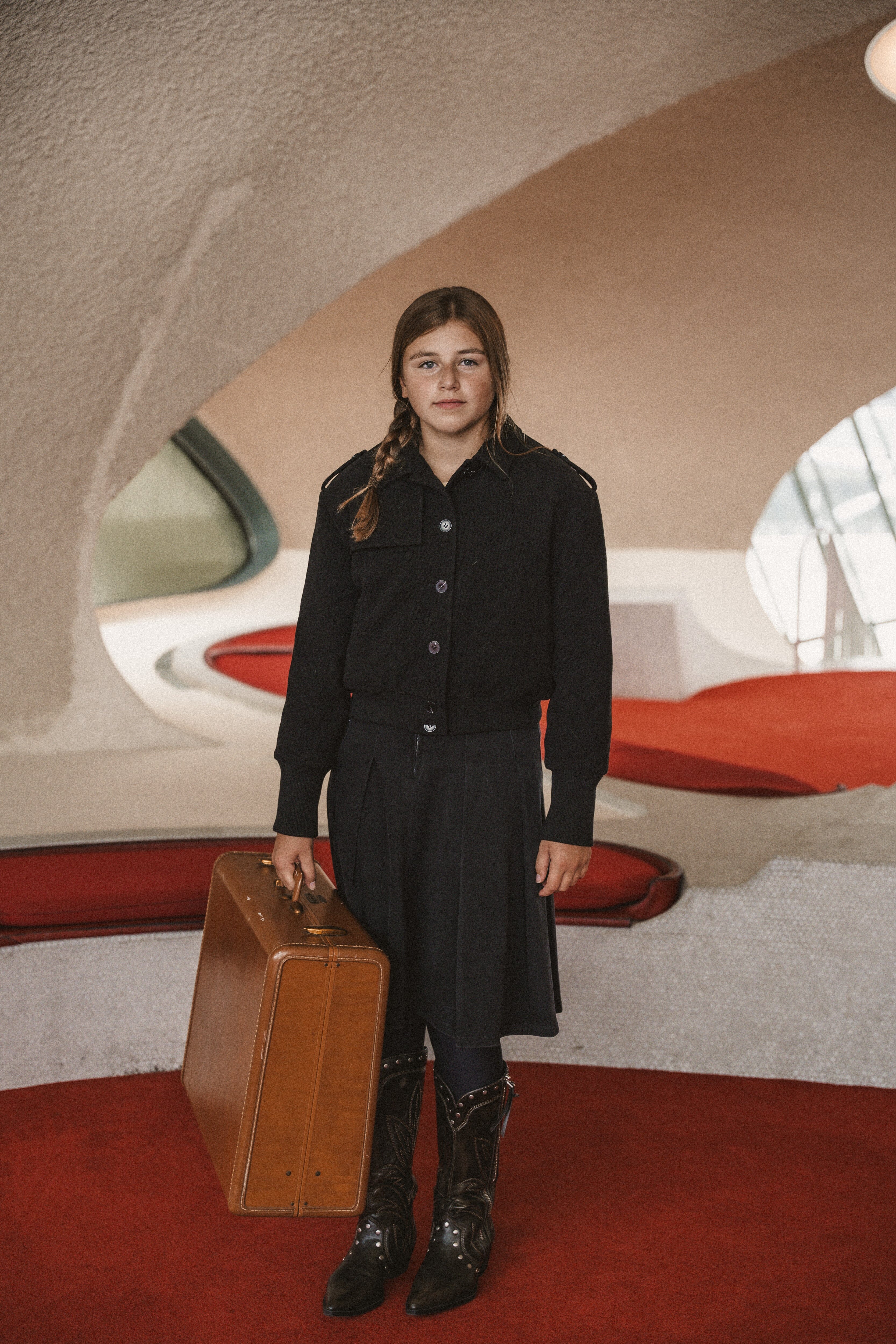 The Voyage Teen Dress Jacket with Flaps - Black Jacket IBIS Outerwear 