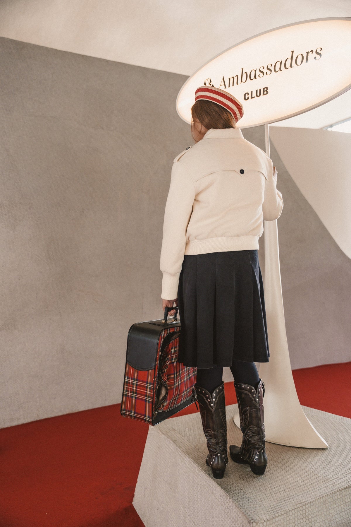 The Voyage Teen Dress Jacket with Flaps - Cream Jacket IBIS Outerwear 