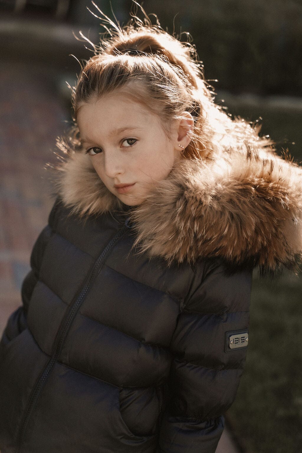 The Waypoint Girls Peplum Coat - Black Coat IBIS Outerwear 