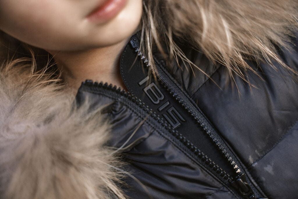 The Waypoint Girls Peplum Coat - Black Coat IBIS Outerwear 