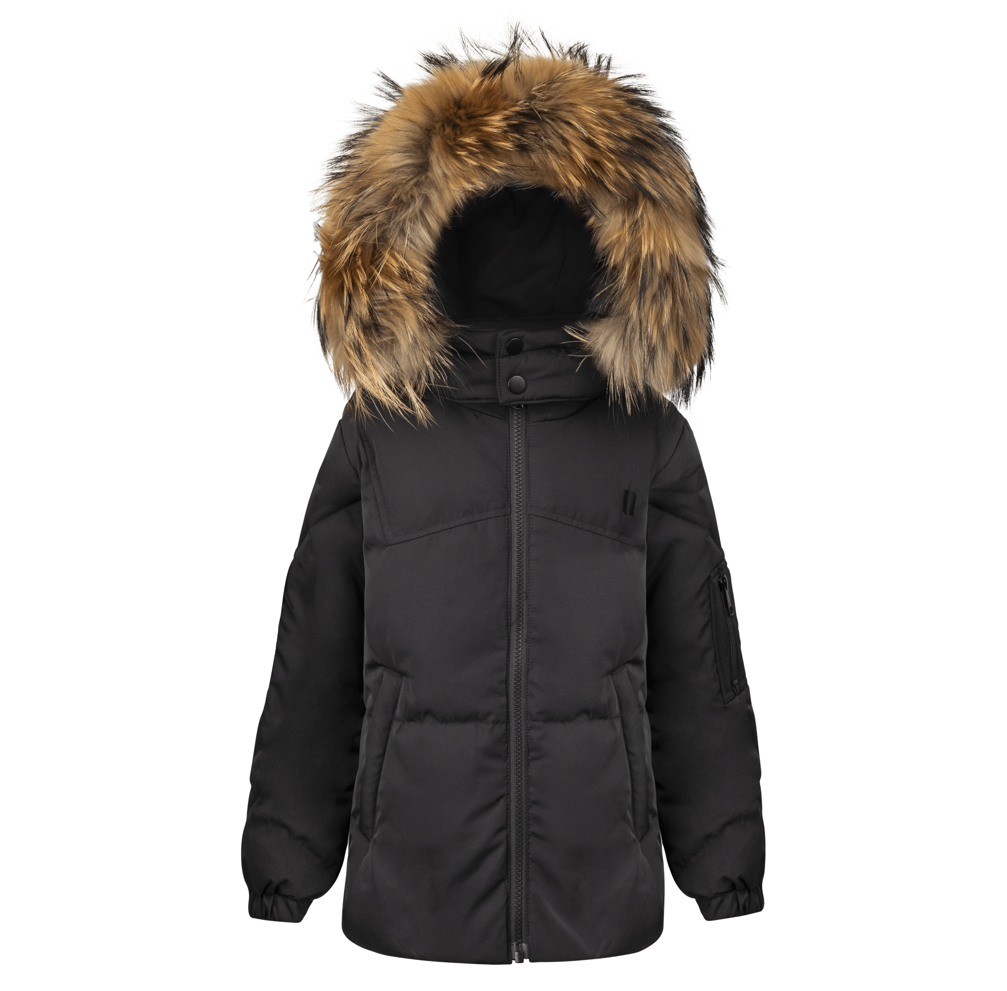 Uptown Boy's Down Coat - Jet Black Coat IBIS Outerwear 