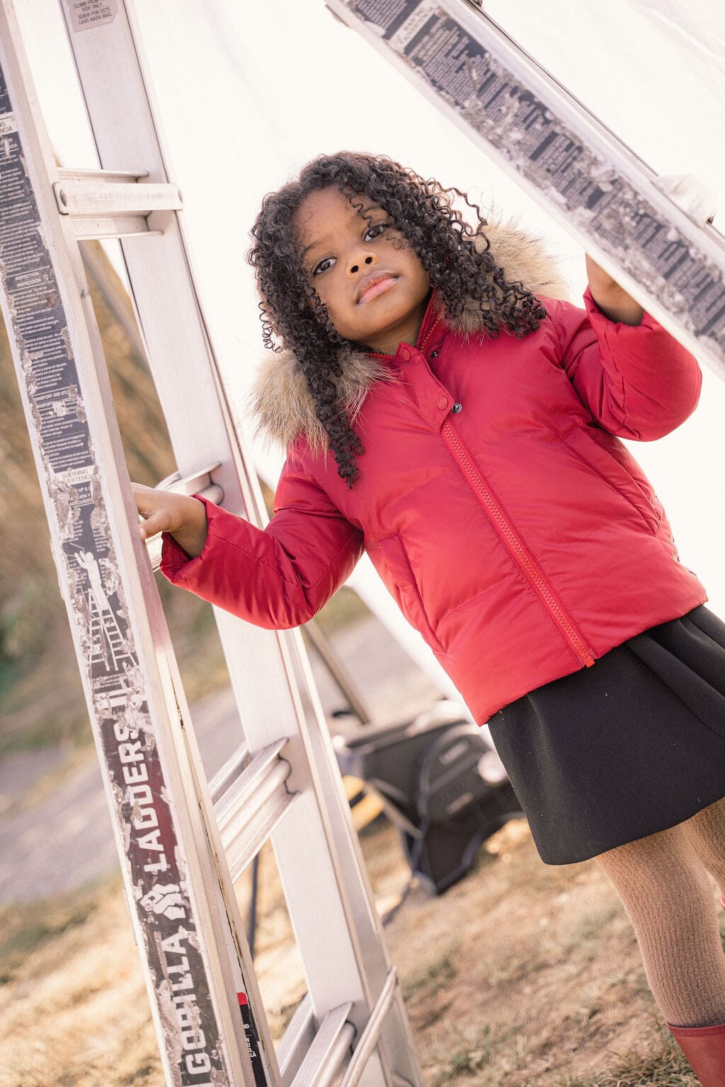 Verse Toddler Down Coat - Haute Red Coat IBIS Outerwear 