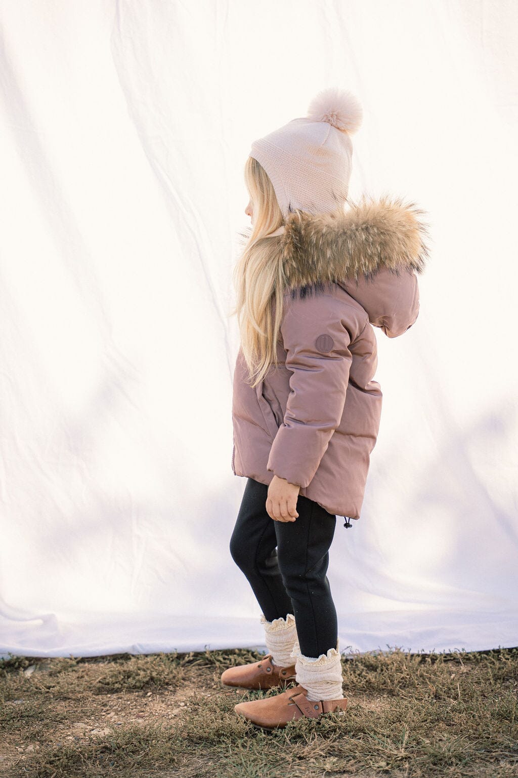 Verse Toddler Down Coat - Rose Taupe Coat IBIS Outerwear 