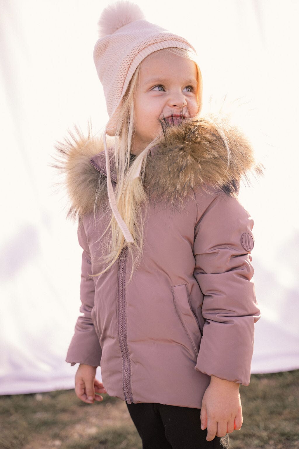 Verse Toddler Down Coat - Rose Taupe Coat IBIS Outerwear 