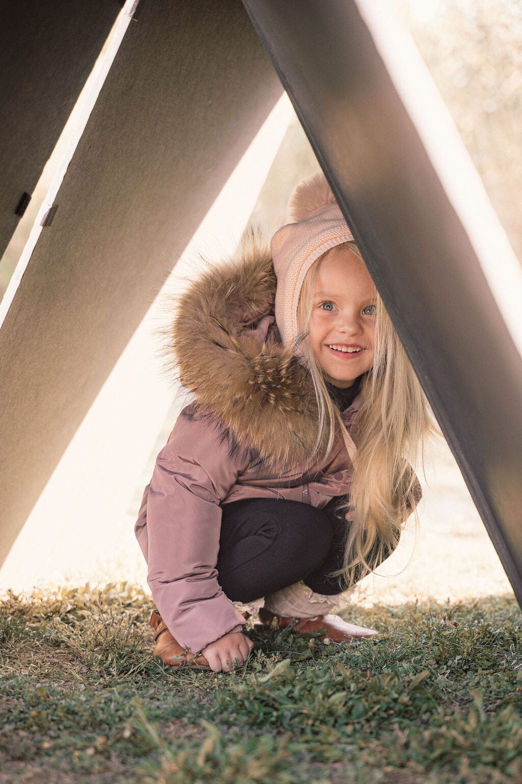 Verse Toddler Down Coat - Rose Taupe Coat IBIS Outerwear 